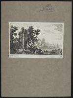 Coastal scene with classical ruins