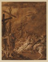 Lamentation over the dead Christ