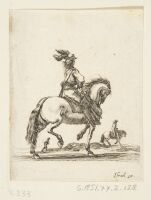 Horseman on Trotting Horse