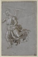Study of a flying angel (recto)