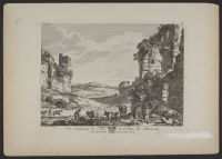 Landscape with ruins