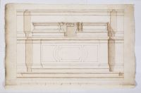 Design for an altar for the chapel of the Langue of Italy in the Conventual church of the Order in Valletta, Malta