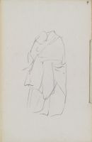 Study of costume of Welsh woman