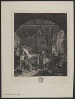 Interior with an alchemist (?)