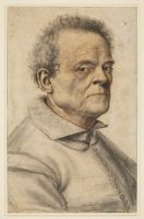 Middle-aged man with curly hair (recto)
