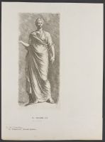 Antique female figure with pipe