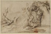 Three studies for the 'Flaying of Marsyas'