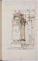 Sketch for an altarpiece (recto)
