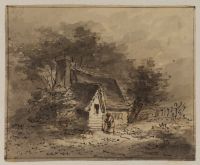 Landscape with a cottage