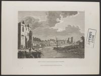 Town and Castle of Askeyton, taken from the Ruins of the Abbey