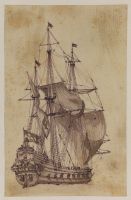 Sailing man-of-war