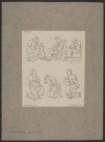 Plate 11: Figures in poses of sleeping and beseeching
