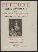 Pitture Scelte e Dichiarate da Carla Caterina Patina, Parignia