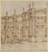 Fountain court of Villa Mondragone, Frascati