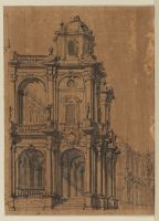 Exterior of an imaginary palace