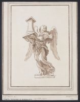 Angel bearing the pillar