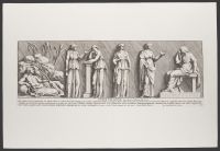 Plate 35 of 'Admiranda Romanarum Antiquitatum ac Veteris Sculpturae Vestigia': Forum Palladium
