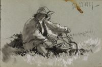 Two seated countrymen