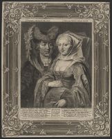 Saint Pippin I, King of Brabantia and his Daughter Saint Begga  (?)