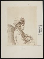 Figure of a man in profile