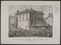 Le peuple délivrant les Gardes Françaises a l'Abbaye St. Germain
