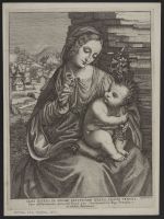 Jesus ludens in gremio sanctissimae matris lilium tenens (Virgin and Child with a lily)