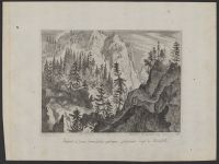 Mountainous Landscape with hiker