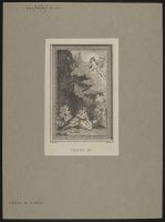 Canto IX - Arondel and La Tremoille and their mistresses in a landscape with St Mary Magdalene in a cloud