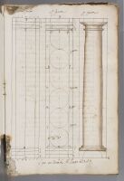 Page 3. Tuscan column with sections (recto)