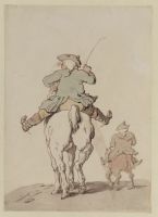 Two men riding, seen from behind