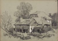 Group of houses and barns