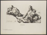 Two reclining male nudes