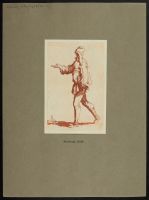 Figure of a man, arm outstretched