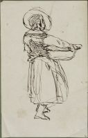 Sketch of a Figure Seen from the Back