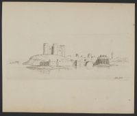 A castle overlooking the sea