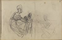 Page of a sketchbook (recto)