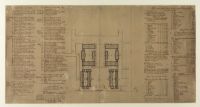 Block plan of Greenwich Hospital, with explanatory key