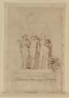 Study for 'Shakespeare between Tragedy and Comedy'