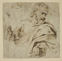 Study for the figure of Saint Joseph