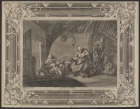 Peasant Interior with child being changed (?)