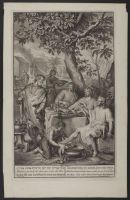 Abraham Stands by the Three Men Under the Tree (Genesis 18:8)