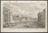Prospectus ab Aedibus Flanginorum usque ad Bembos (View from the Palazzo Flangini towards Palazzo Bembo)