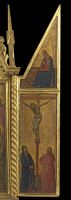 Crucifixion with Virgin of the Annunciation - above (right panel)