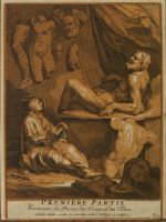 Title page to Abraham Bloemaert's Oorspronkelyk en vermaard Konstryk Tekenboek