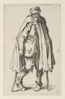The beggar on crutches and with a bag (Le Mendiant aux béquilles et à la besace)