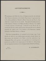 Advertisement for the Prayer-Book of Maximillian