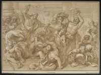 Christ Chasing the Merchants from the Temple