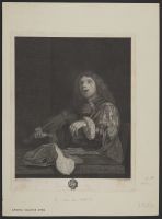 A violinist seated