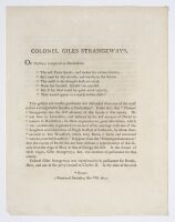 Colonel Giles Strangeways