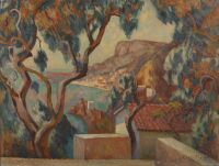 View on the Cote d'Azur, Menton